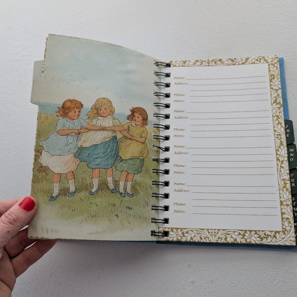 NEW Vintage Yesterboard Address Book 9" Tall 1993 - Picture 2 of 6